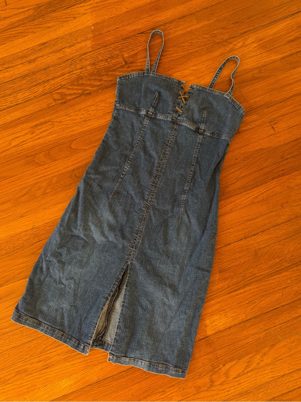 vintage denim dress